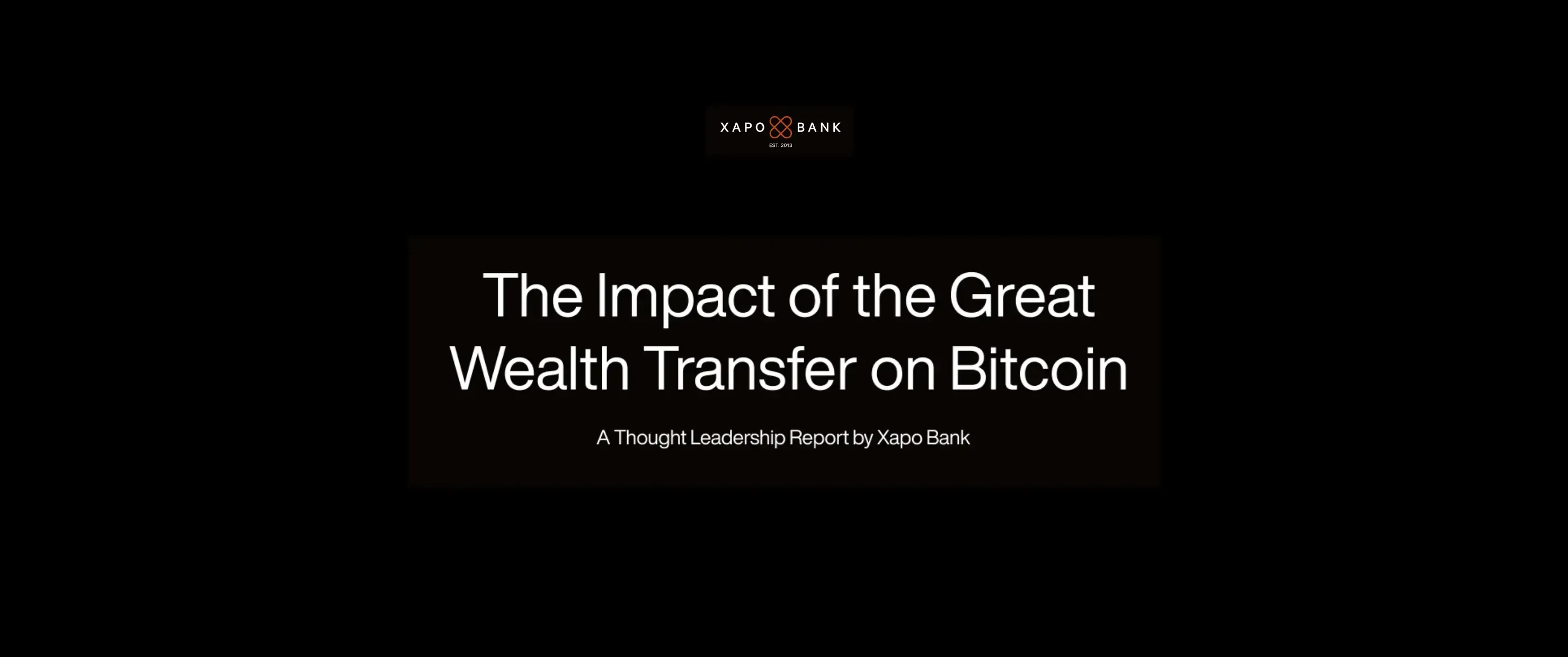 The $84 Trillion Shift: Why the Great Wealth Transfer is Bitcoin's next great moment