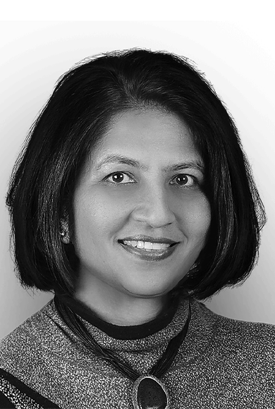 Portrait shot of Xapo Bank Independent Non-Executive Director, Anju Patwardhan.