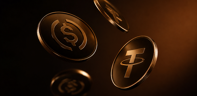 3d Render of stablecoins