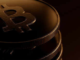 BTC stacked coins
